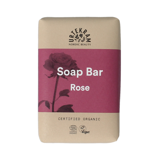 Urtekram Rozen stukje zeep bio 100 Gram