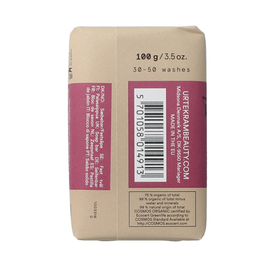 Urtekram Rozen stukje zeep bio 100 Gram