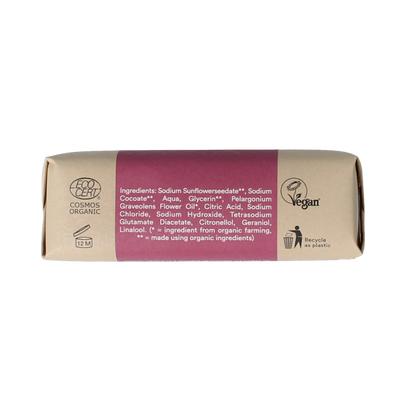 Urtekram Rozen stukje zeep bio 100.00 Gram