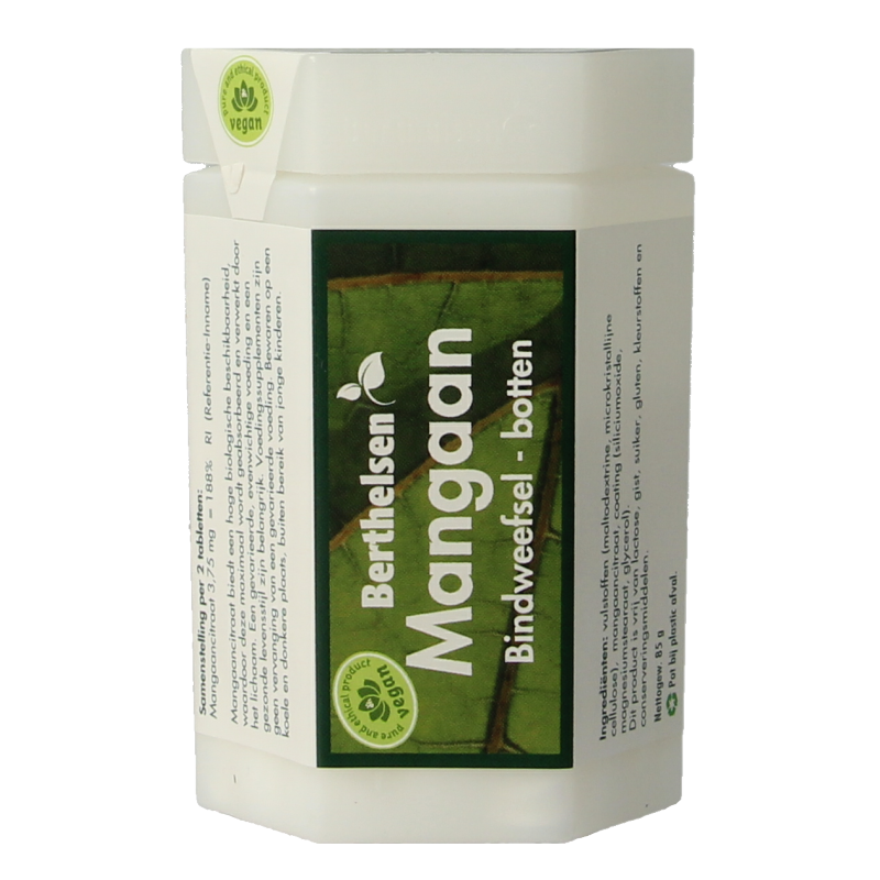 Berthelsen Mangaan citraat 3,75mg 250 Tabletten