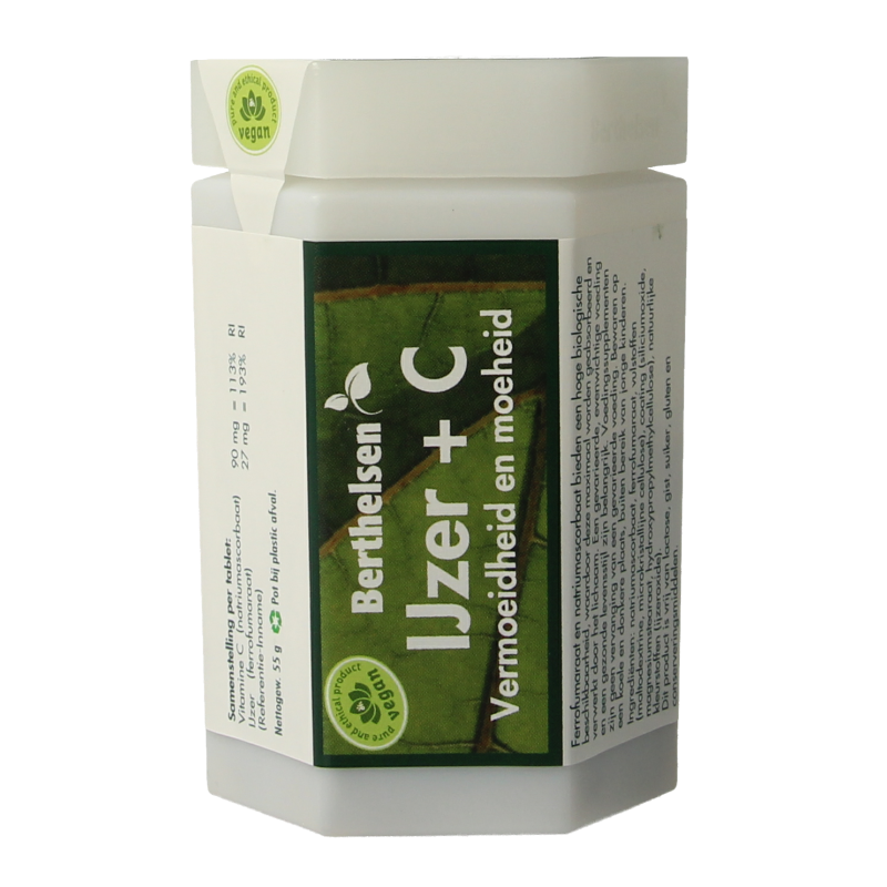 Berthelsen IJzer + vitamine C 90 Tabletten