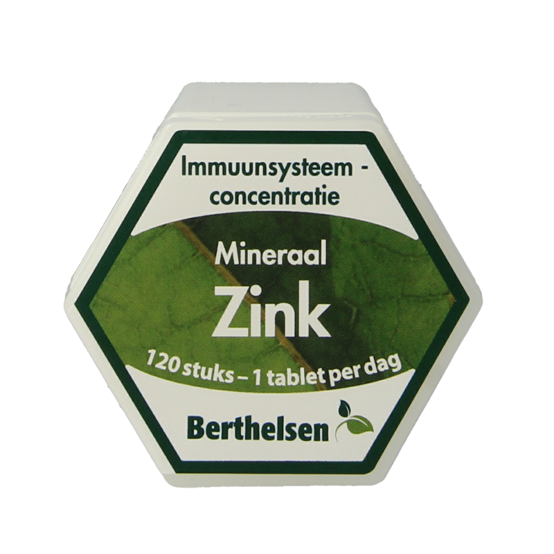 Berthelsen Zink gluconaat 20mg 120 Tabletten