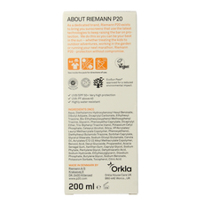 P20 Sensitive lotion SPF50+ 200.00 Milliliter