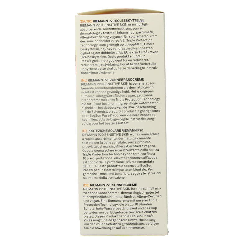 P20 Sensitive lotion SPF50+ 200 Milliliter