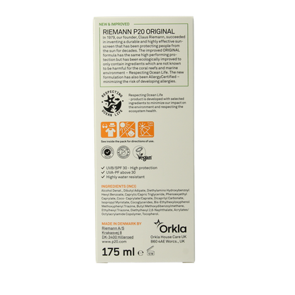 P20 Original spray SPF30 175.00 Milliliter