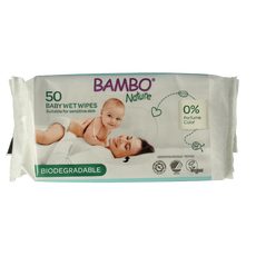 Bambo Nature wet wipes 50 Stuks