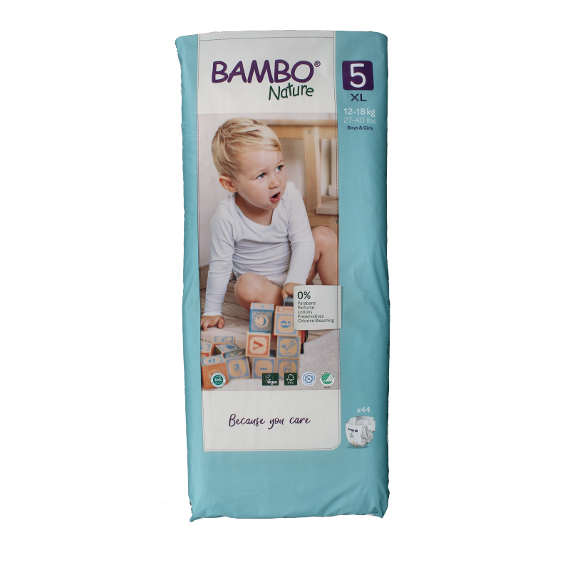 Bambo Babyluier junior 5 12-18 kg 44 Stuks