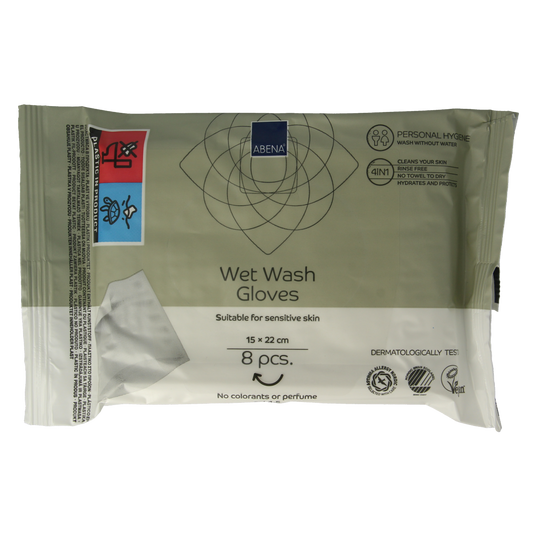 Abena Wet wash washandjes verzorgend 8.00 Stuks