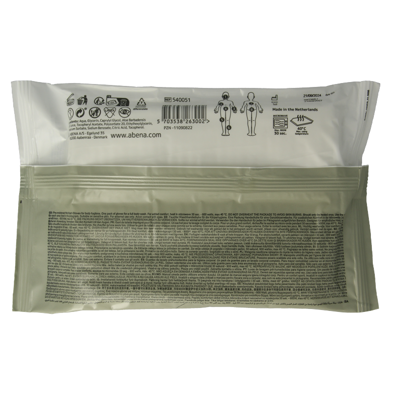 Abena Wet wash washandjes verzorgend 8 Stuks