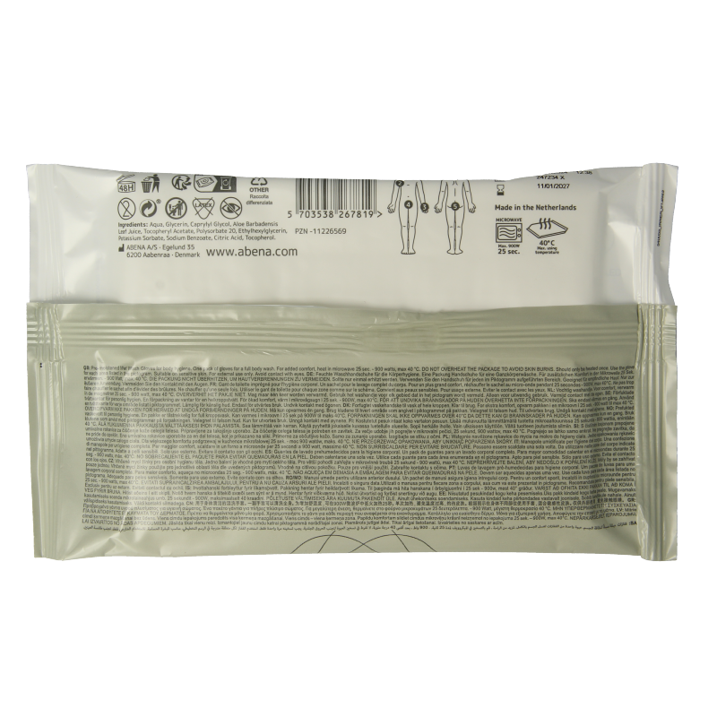 Abena Wet wash washandjes verzorgend 5 Stuks