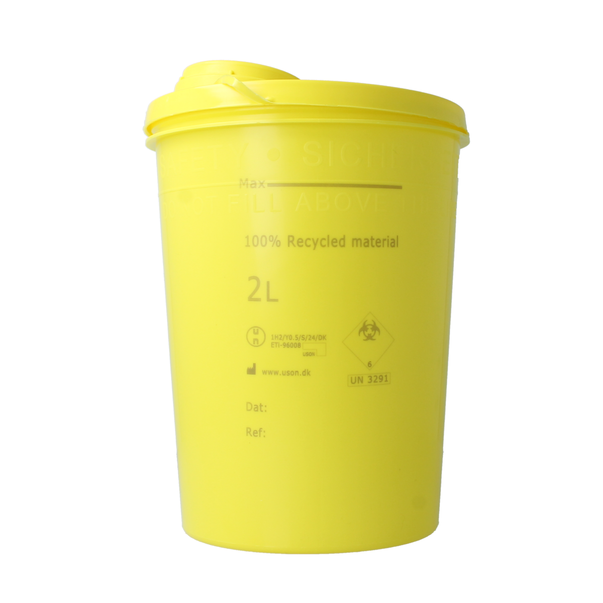 Blockland Naalden container large geel 2.00 Liter
