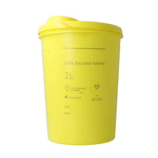 Blockland Naalden container large geel 2 Liter