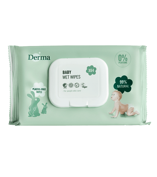 Derma Eco Babydoekjes 64 Stuks