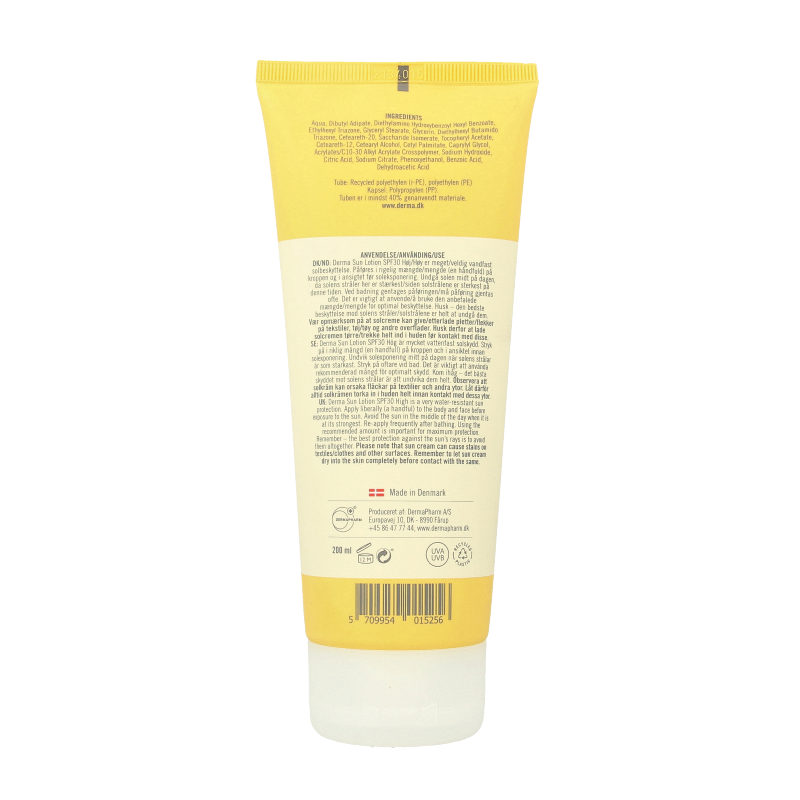 Derma Sun lotion SPF30 200 Milliliter