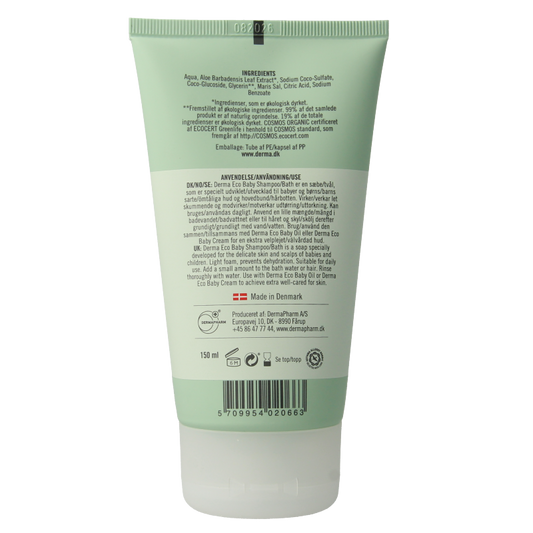 Derma Eco Baby shampoo/bad 150 Milliliter