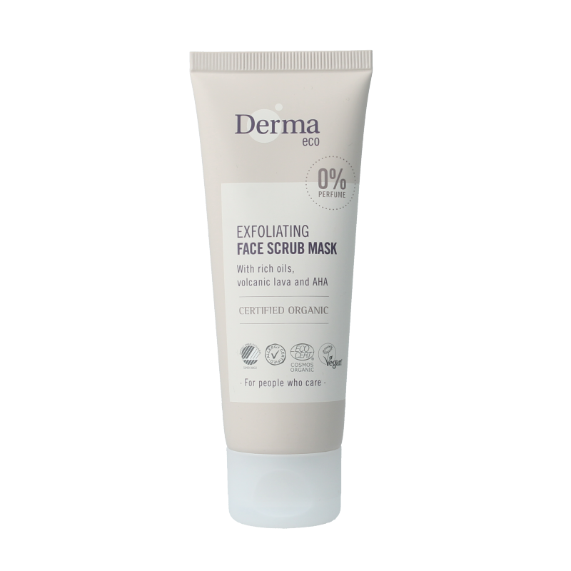 Derma Eco gezichtsscrub 75 Milliliter