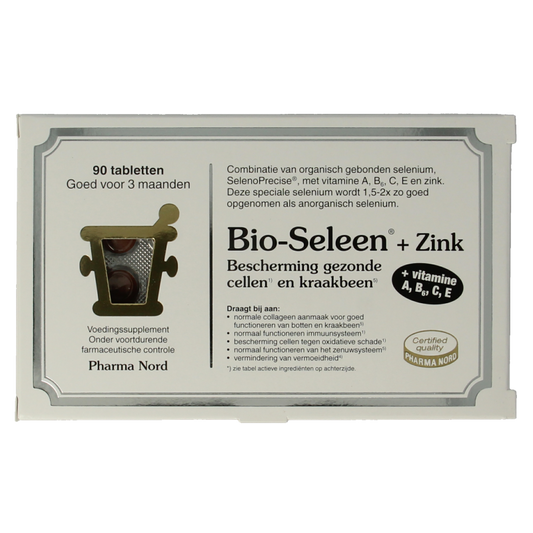 Pharma Nord Bio seleen & zink 90 Tabletten