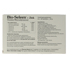 Pharma Nord Bio seleen & zink 90.00 Tabletten