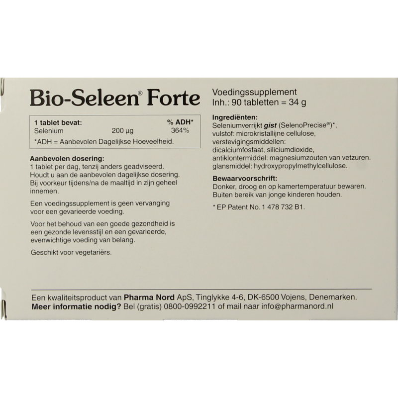 Pharma Nord Bio seleen forte 90 Tabletten