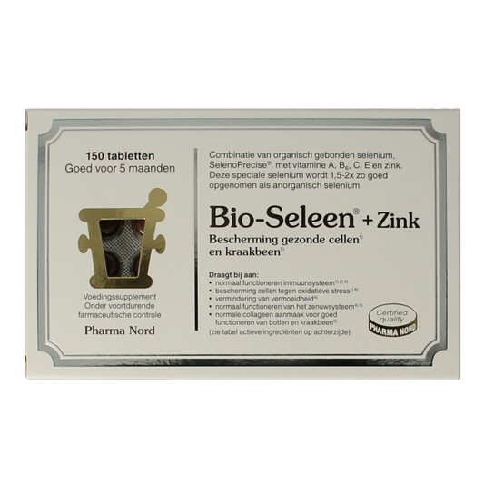 Pharma Nord Bio seleen & zink 150 Tabletten