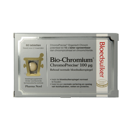 Pharma Nord Bio chromium bloedsuiker 60 Tabletten