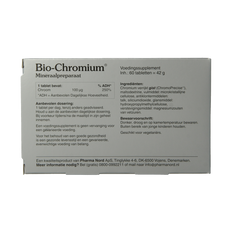 Pharma Nord Bio chromium bloedsuiker 60.00 Tabletten