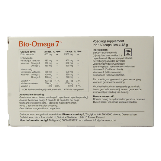 Pharma Nord Bio Omega 7 60 Capsules