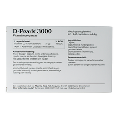 Pharma Nord Bio vitamine D3 75mcg 3000IE 240.00 Capsules
