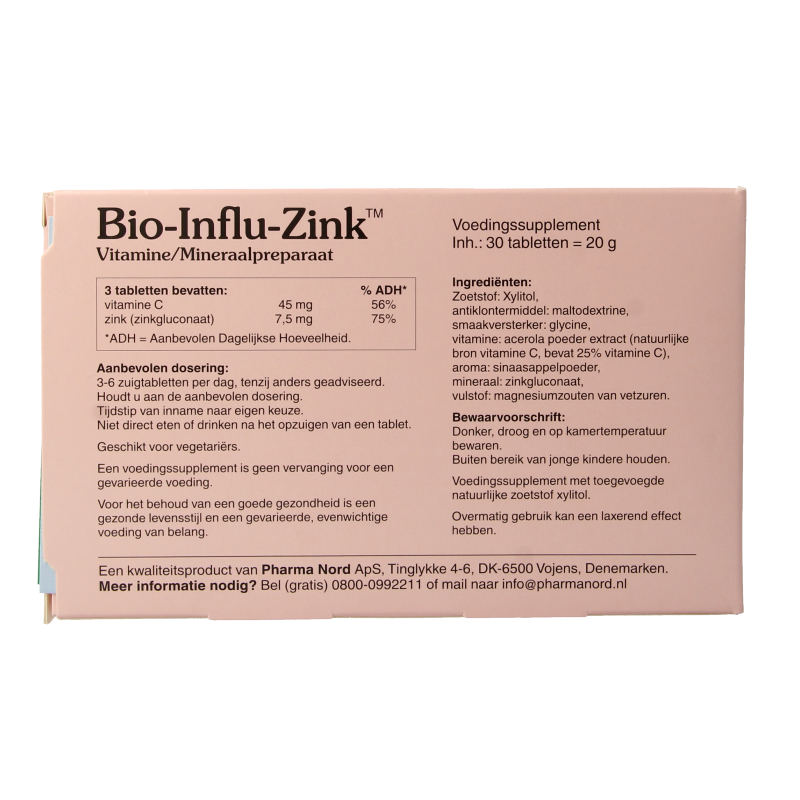 Pharma Nord Bio influ zink 30 Tabletten