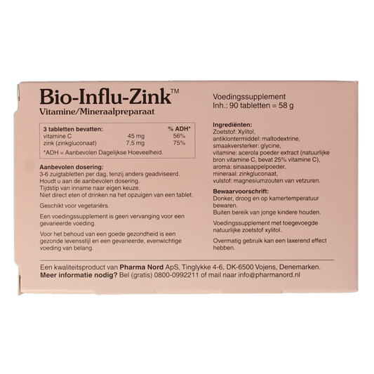 Pharma Nord Bio influ zink 90 Tabletten