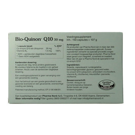 Pharma Nord Bio quinon Q10 30mg 150 Capsules