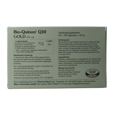Pharma Nord Bio quinon Q10 gold 100 mg 150.00 Capsules