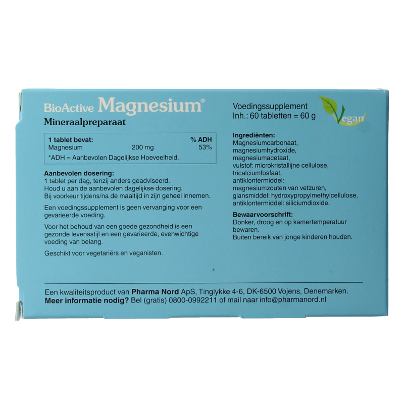Pharma Nord BioActive magnesium 60 Tabletten