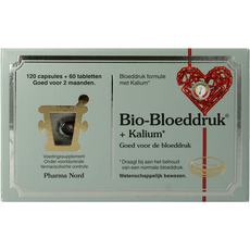Pharma Nord Bio bloeddruk & kalium 120 caps + 60 tabletten 180.00 Stuks