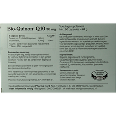 Pharma Nord Bio quinon Q10 30mg 90.00 Capsules