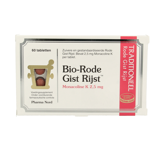 Pharma Nord Bio rode gist rijst 60.00 Tabletten