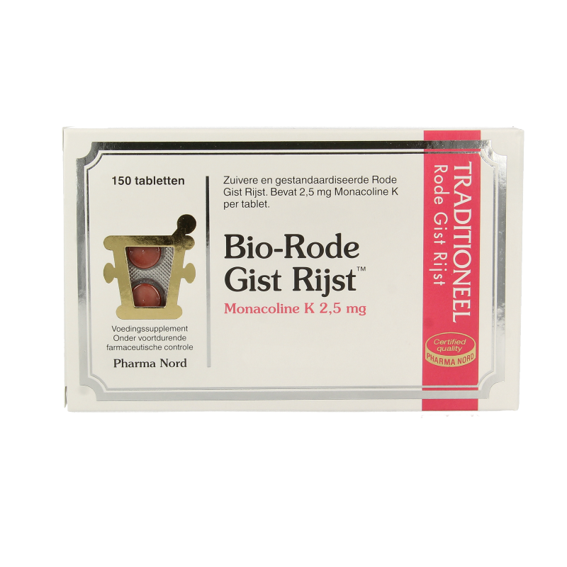 Pharma Nord Bio rode gist rijst 150 Tabletten