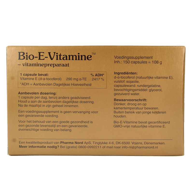 Pharma Nord Bio E vitamine 150 Capsules