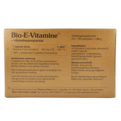 Pharma Nord Bio E vitamine 150.00 Capsules