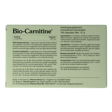 Pharma Nord Bio carnitine 100.00 Capsules