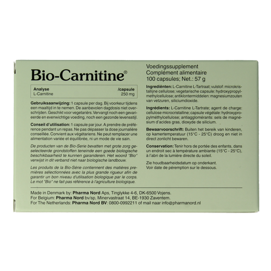 Pharma Nord Bio carnitine 100 Capsules