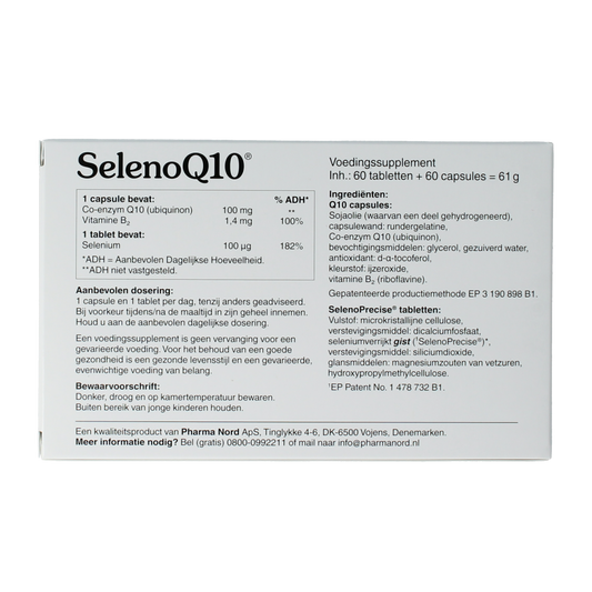 Pharma Nord Seleen Q10 60 capsules & 60 tabletten 120.00 Stuks