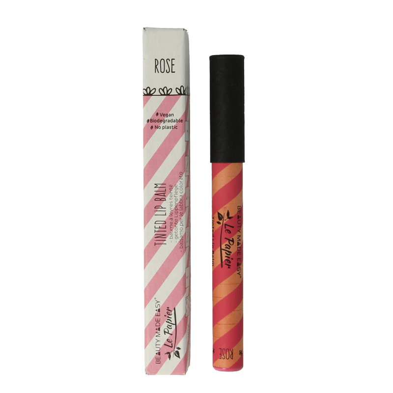 Beauty Made Easy Le papier lipbalm tinted rose 6 Gram