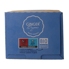Ginger Organic Maandverband nacht met vleugels 10.00 Stuks