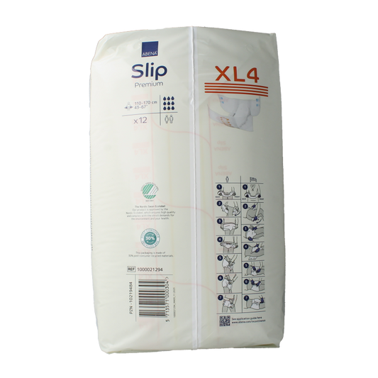 Abena Slip XL 4 premium 12 Stuks
