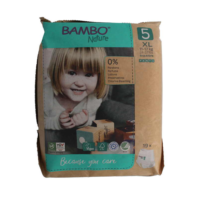 Bambo Luierbroekjes maat 5 11-17kg 19 Stuks