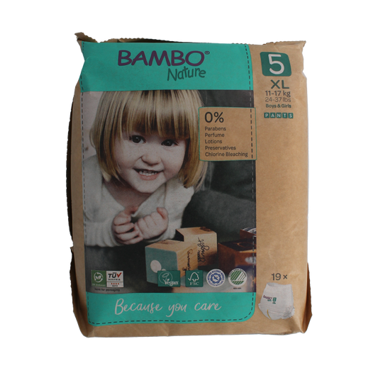Bambo Luierbroekjes maat 5 11-17kg 19 Stuks