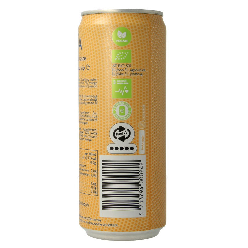 NODA Mango passion fruit bio 330 Milliliter