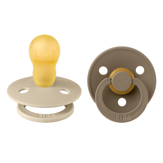 Bibs Fopspeen maat 3 vanilla/dark oak 2 pack 2 Stuks