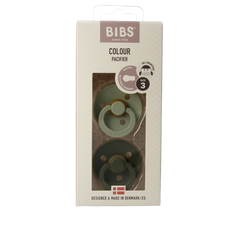 Bibs Fopspeen maat 3 sage/hunter green 2 pack 2.00 Stuks